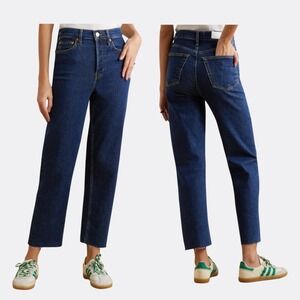 RE/DONE 70s Stove Pipe High-Rise Straight-Leg Jeans Size 27 NWT $295 Retail